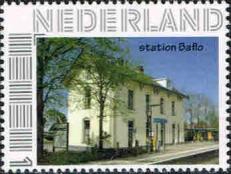 year=2015 ??, Dutch personalized stamp with Baflo station